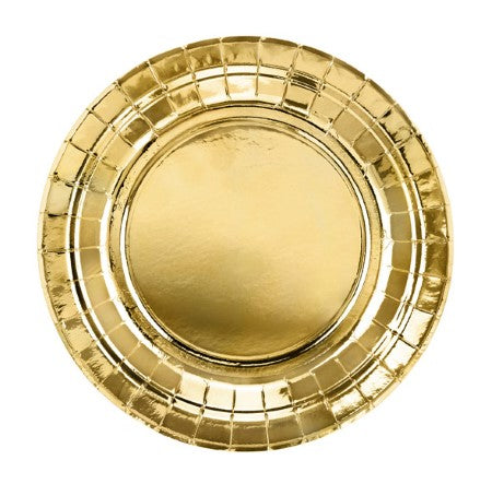 Small Gold Foil Party Plates I Gold Tableware I My Dream Party Shop I UK