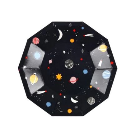 Small Space Party Plates Meri Meri I Space Party Decorations I My Dream Party Shop UK