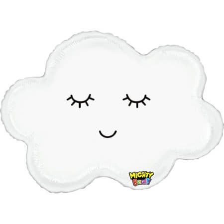 Giant Smiley Cloud Supershape Balloon I Fun Foil Supershape Balloons I My Dream Party Shop UK