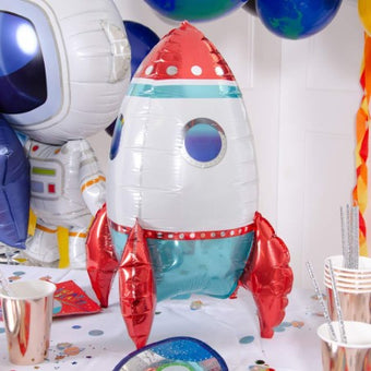 Rocket Ship Balloon Decoration I Space Party Decorations I My Dream Party Shop