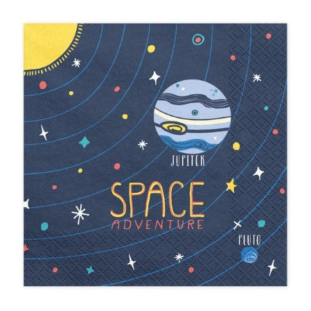 Navy Space Party Napkins I Space Party Decorations I My Dream Party Shop I UK