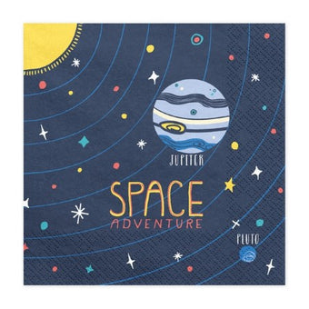 Space Navy Party Napkins I Space Party Tableware I My Dream Party Shop I UK