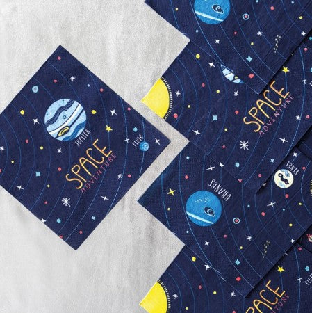 Space Navy Party Napkins I Space Themed Party Supplies I My Dream Party Shop I UK