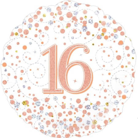 Rose Gold Fizz 30th Birthday Balloon I 16th Birthday Party I My Dream Party Shop UK