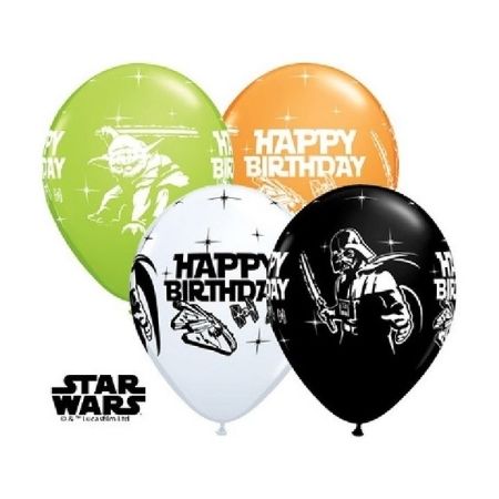 Star Wars Happy Birthday Balloons I Star Wars Party Supplies I My Dream Party Shop