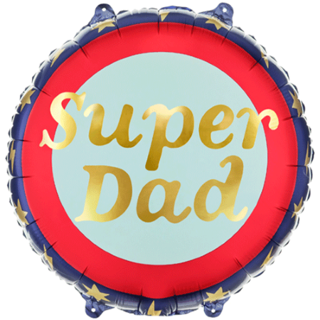 Super Dad Father's Day Helium Balloon I Collection Ruislip I My Dream Party Shop