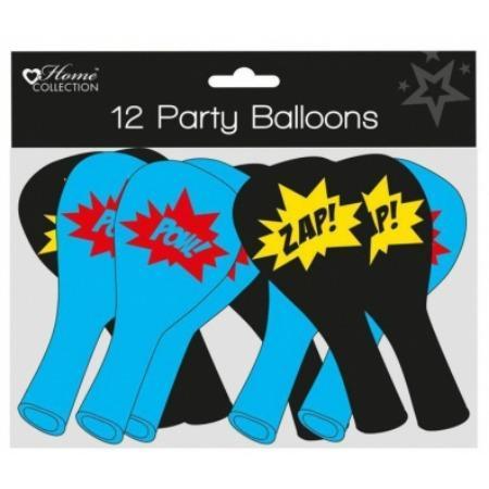 Retro Superhero Balloons I Cool Superhero Party Decorations I My Dream Party Shop UK