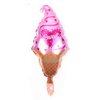 Sweet Ice Cream Pink Foil Balloon I Ice Cream Party Decorations and Balloons I My Dream Party Shop I UK