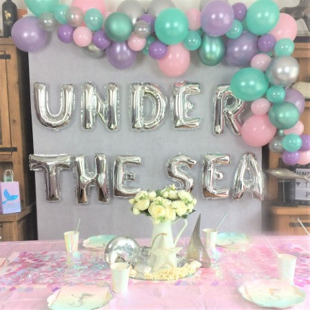 Mermaid Dreams Balloon Garland Kit I Under the Sea Party Decoration I My Dream Party Shop UK
