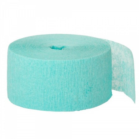 Teal Blue Crepe Streamer 24 Metres I Turquoise Decorations I My Dream Party Shop