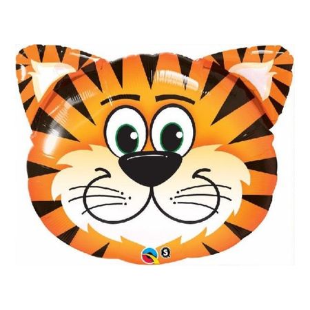 Tiger Head Supershape Balloon I Wild One Balloons I My Dream Party Shop UK