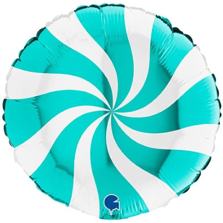 Tiffany Blue Swirl Foil Balloon I Turquoise Party Supplies I My Dream Party Shop