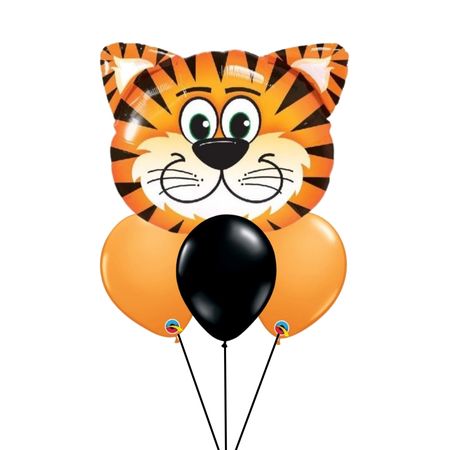 Tiger Helium Balloon for Inflated Collection or Delivery Ruislip I My Dream Party Shop
