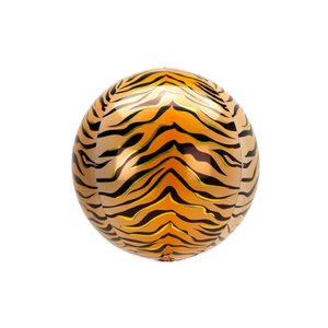 Tiger Print Orbz Helium Balloons I Balloons for Collection Ruislip I My Dream Party Shop