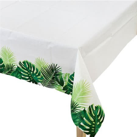 Tropical Fiesta Palm Leaf Table Cover I Tropical Party Tableware I My Dream Party Shop I UK