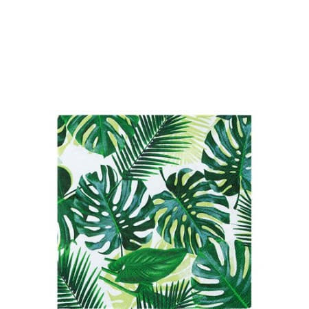 Tropical Fiesta Palm Leaf Cocktail Napkins I Tropical Party Tableware I My Dream Party Shop I UK