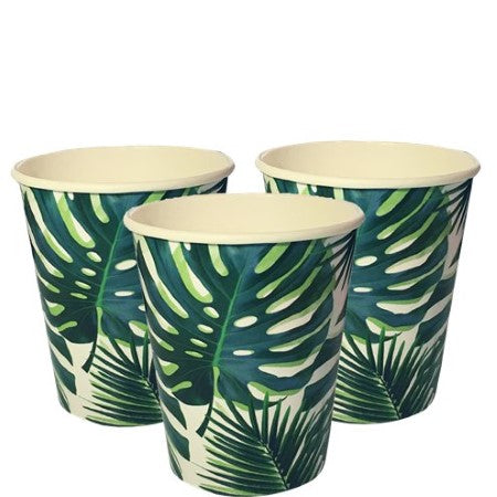 Tropical Fiesta Palm Leaf Cups I Tropical Party I My Dream Party Shop I UK