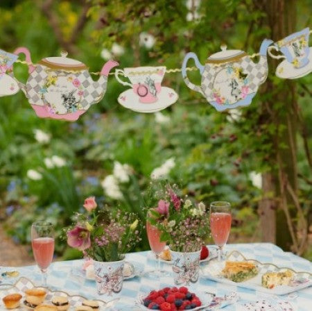 Truly Alice Tea Party Bunting I Alice in Wonderland Party Supplies I My Dream Party Shop UK