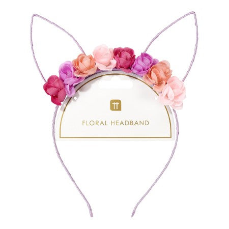 Floral Dreams Bunny Ears Headband