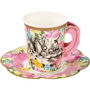 Truly Alice Cups with Saucers I Talking Tables I Mad Hatters Themed Party I My Dream Party Shop I UK