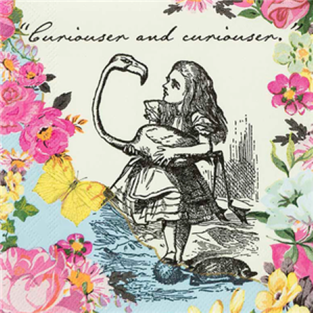 Truly Alice Napkins I Talking Tables I Alice in Wonderland Party I My Dream Party Shop I UK