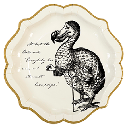 Truly Alice Large Plates I Alice in Wonderland Party Decor I My Dream Party Shop UK