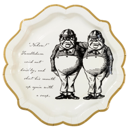Truly Alice Large Plates I Alice in Wonderland Partyware I My Dream Party Shop UK