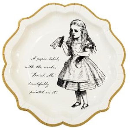 Alice in Wonderland Party Plates I Alice in Wonderland Party Tableware I My Dream Party Shop UK