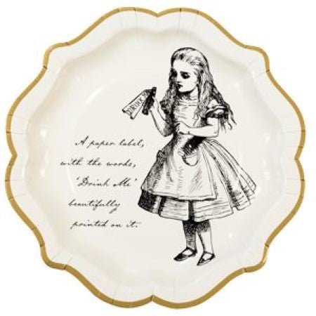 Truly Alice Large Plates I Alice in Wonderland Party I My Dream Party Shop 
