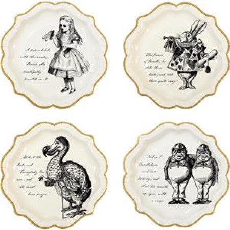 Truly Alice Large Plates I Alice in Wonderland & Mad Hatter Themed Party I My Dream Party Shop I UK