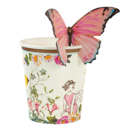 Truly Fairy Cups with Butterfly Detail I Fairy Party I My Dream Party Shop I UK