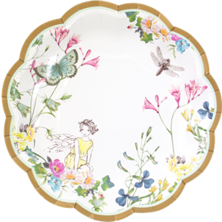 Fairy outlet paper plates