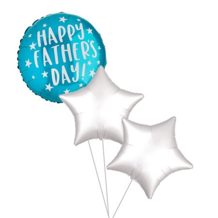 Turquoise Happy Father&#39;s Day Balloon I Helium Balloons Ruislip I My Dream Party Shop 
