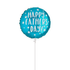Turquoise Happy Father's Day Balloon I Fathers Day Helium Balloons Ruislip I My Dream Party Shop