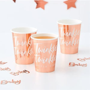 Twinkle Twinkle Little Star Rose Gold Cups Ginger Ray I 1st Birthday Party I My Dream Party Shop 
