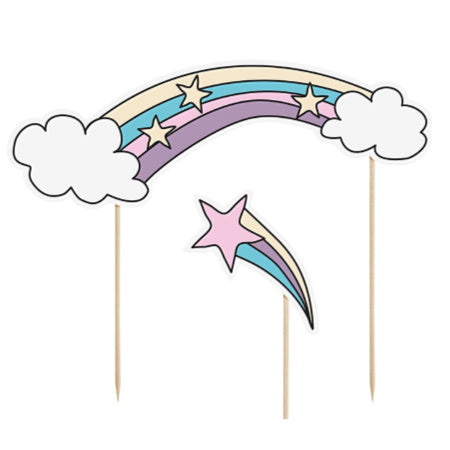 Make A Wish Unicorn Cake Toppers I Uniforn Party Decorations I My Dream Party Shop UK