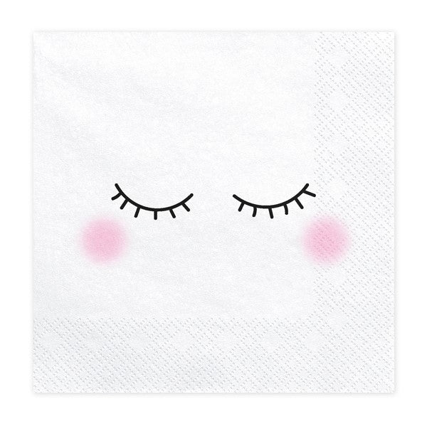 Unicorn Faces Napkins - Make a Wish Unicorn Party Collection - My Dream Party Shop
