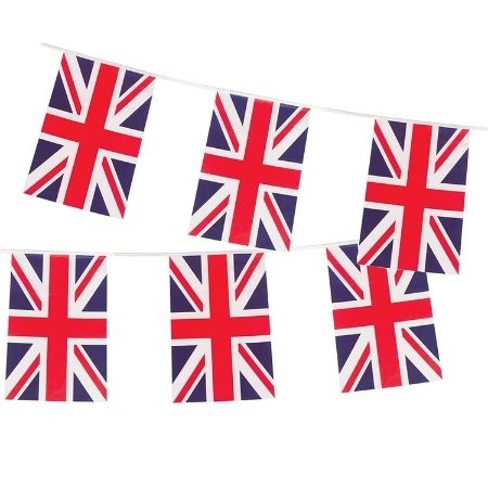 Large Union Jack Bunting 10 Metres I Royal Jublilee Party Supplies I My Dream Party Shop Ruislip