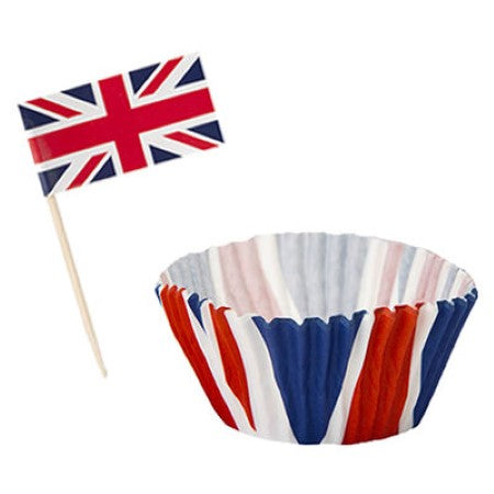 Union Jack Cupcake Kit I Royal Coronation Decorations I My Dream Party Shop UK