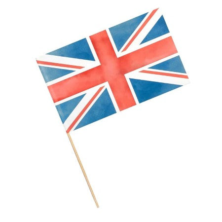 Union Jack Paper Hand Flags Hootyballoo I Union Jack Party Decorations I My Dream Party Shop UK