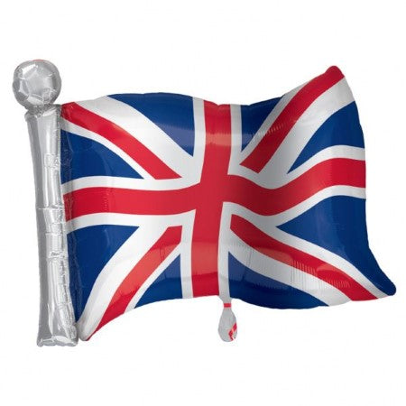 Union Jack Flag Supershape Foil Balloon I British Party Supplies I My Dream Party Shop