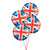 Union Jack Flag Round Foil Helium Balloon Bouquet I My Dream Party Shop