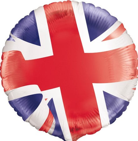 Union Jack Waving Flag Foil Balloon I Royal Coronation Party Supplies I My Dream Party Shop UK
