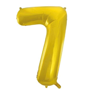 Gigantic Gold Foil Number Balloons 34 Inches I Number Seven Balloon I My Dream Party Shop UK