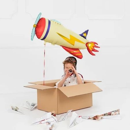 Retro Airplane Supershape Balloon I Fun Foil Supershape Balloons I My Dream Party Shop UK