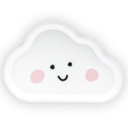 White Cloud Face Plates I Cloud Party Decorations I My Dream Party Shop UK