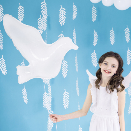 White Dove Foil Balloon I Christening Balloons I My Dream Party Shop