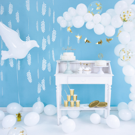 White Dove Foil Balloon I First Holy Communion Decorations I My Dream Party Shop UK