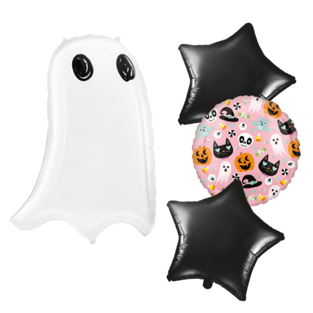Ghost Helium Balloons for Collection Ruislip I My Dream Party Shop