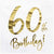 60th Birthday Napkins I Modern 60th Birthday Party Supplies I My Dream Party Shop UK